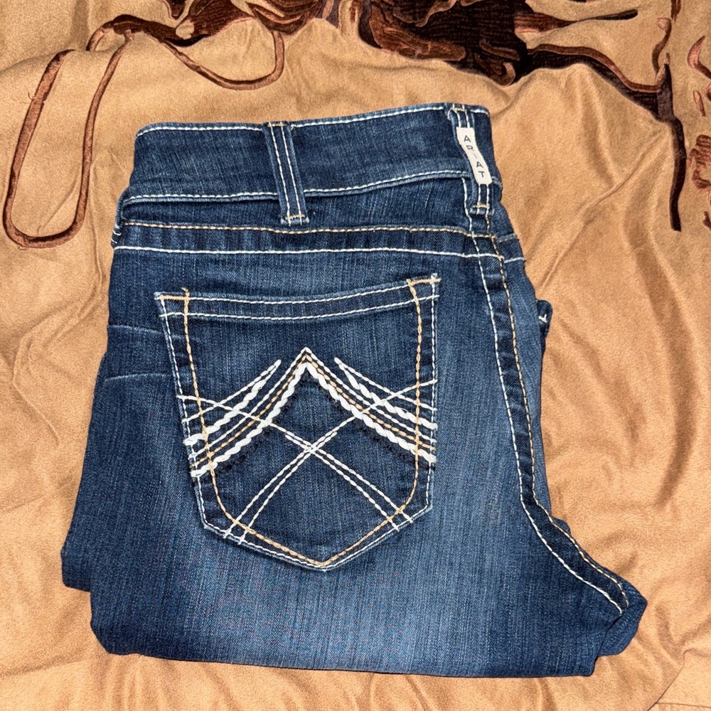 Ariat Women's Boot Cut Jeans - Dark Blue